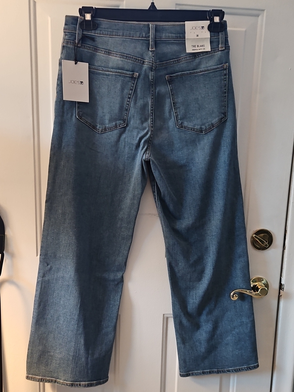 Joe's Jeans Wide-Leg Flare Jeans in Light Blue Denim